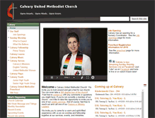 Tablet Screenshot of calvaryumclatham.org